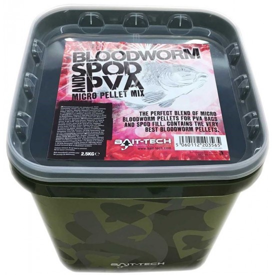 Bait-Tech Bloodworm Micro Pellet Mix 2.5kg